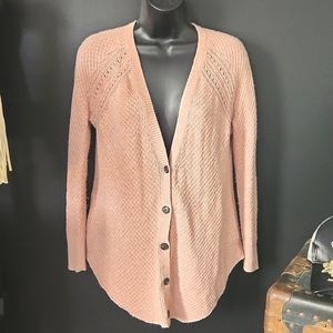 Blush Pink Cardigan Sm AEO